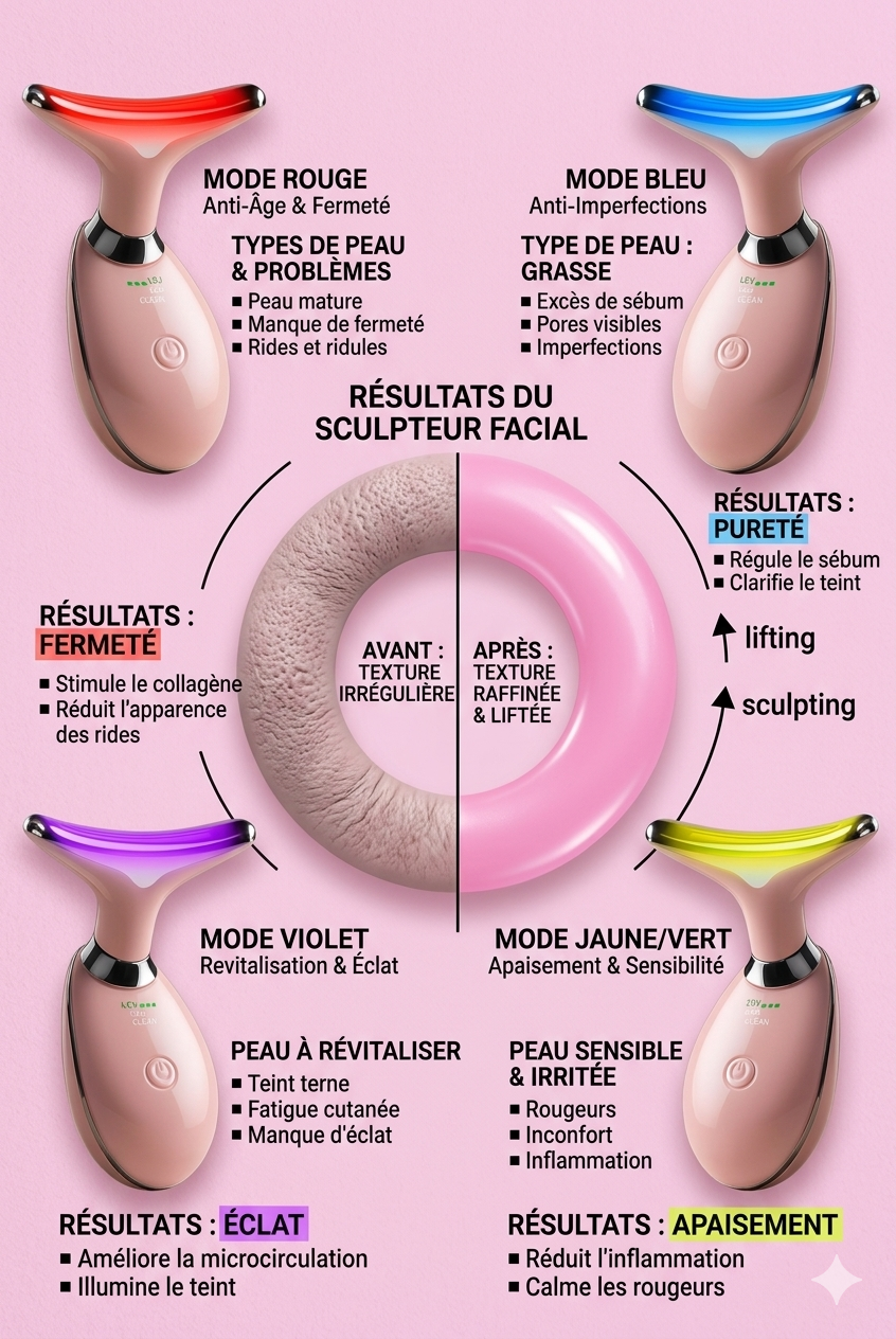 Masseur de visage electrique
