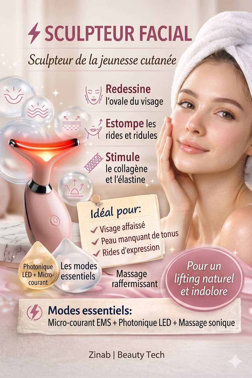 Masseur de visage electrique